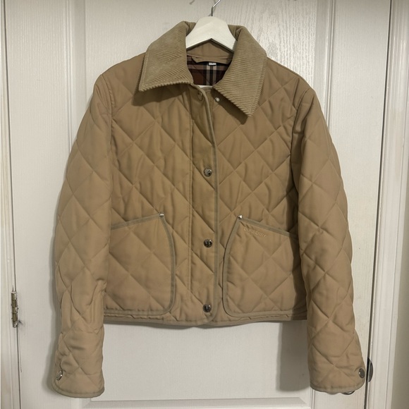 BURBERRY Beige Lanford jacket Small - Picture 1 of 6